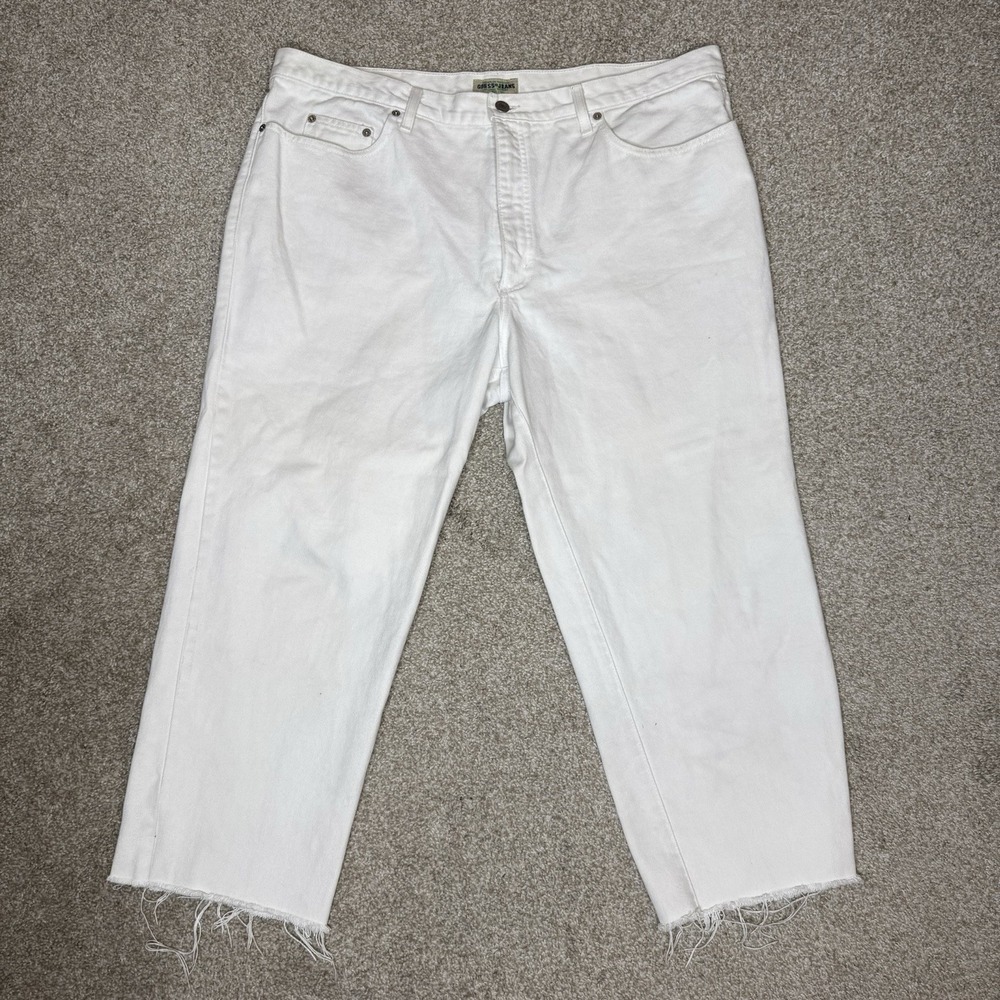Vintage Guess Jeans Men's Size 40x26 (Tag 40x30) Relaxed Straight Fit Distressed